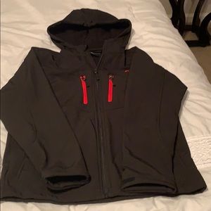 Black and red trim boys Jacket